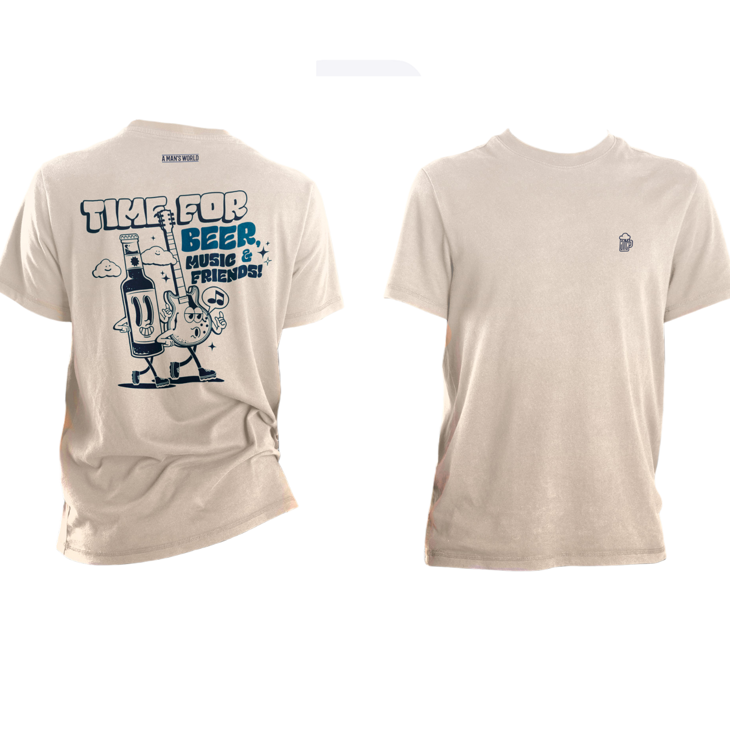 CAMISETA ESTAMPADA JACKMAN BEIGE