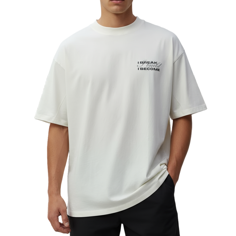 CAMISETA OVERSIZE HOOKS BLANCA I BREAK