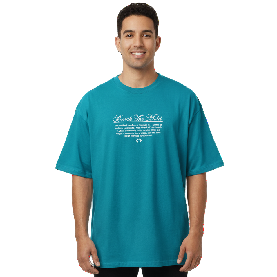 CAMISETA OVERSIZE HOOKS BREAK THE MOLD