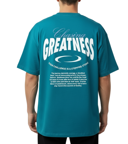 CAMISETA OVERSIZE HOOKS VERDE GREATNESS