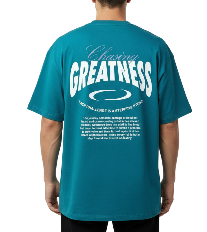 CAMISETA OVERSIZE HOOKS VERDE GREATNESS
