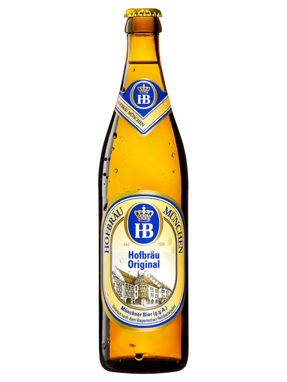 CERVEZA ALEMANA HOFBRAU ORIGINAL 500ML