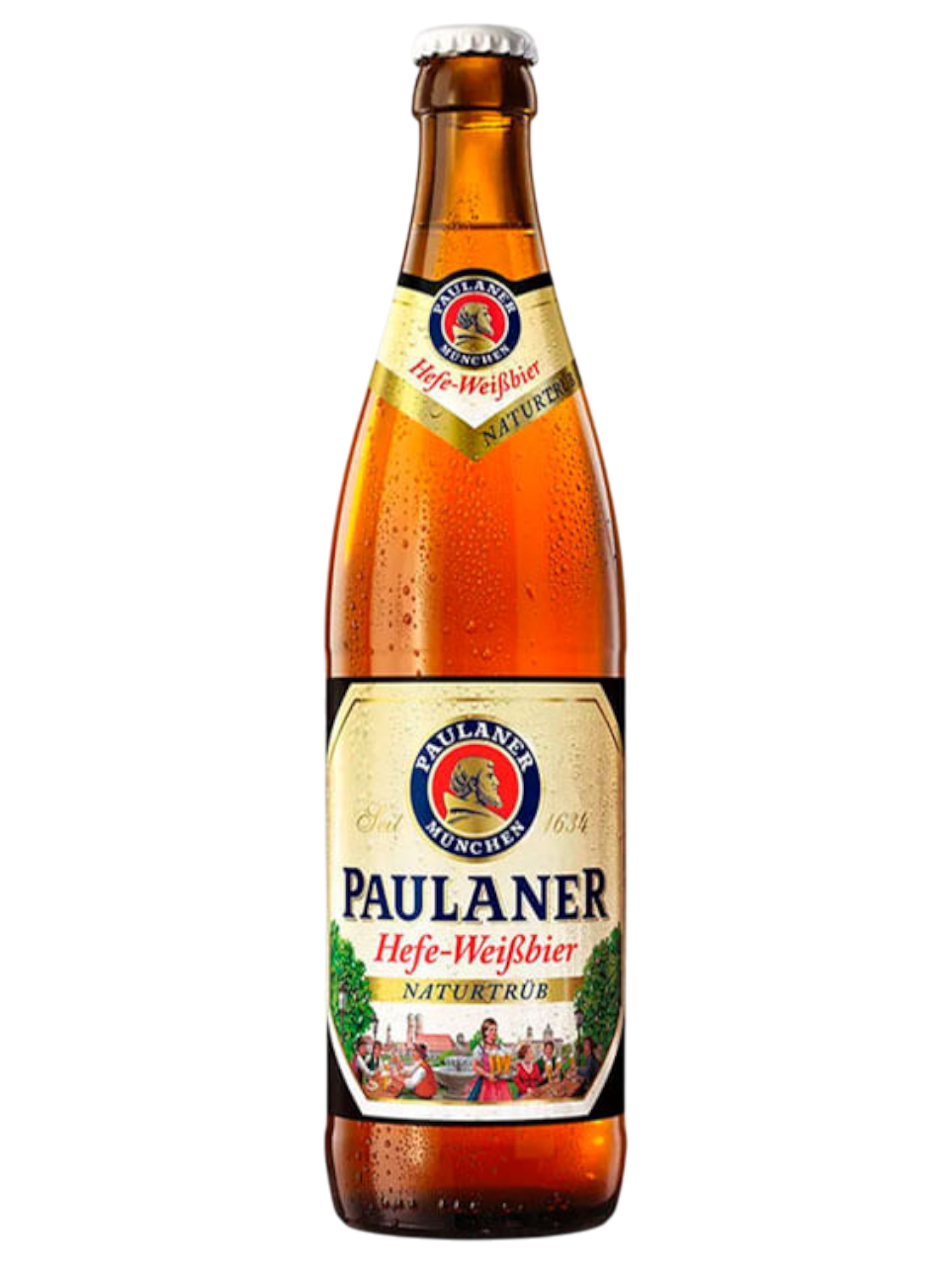 CERVEZA ALEMANA PAULANER NATURTRUB BOT 500ML