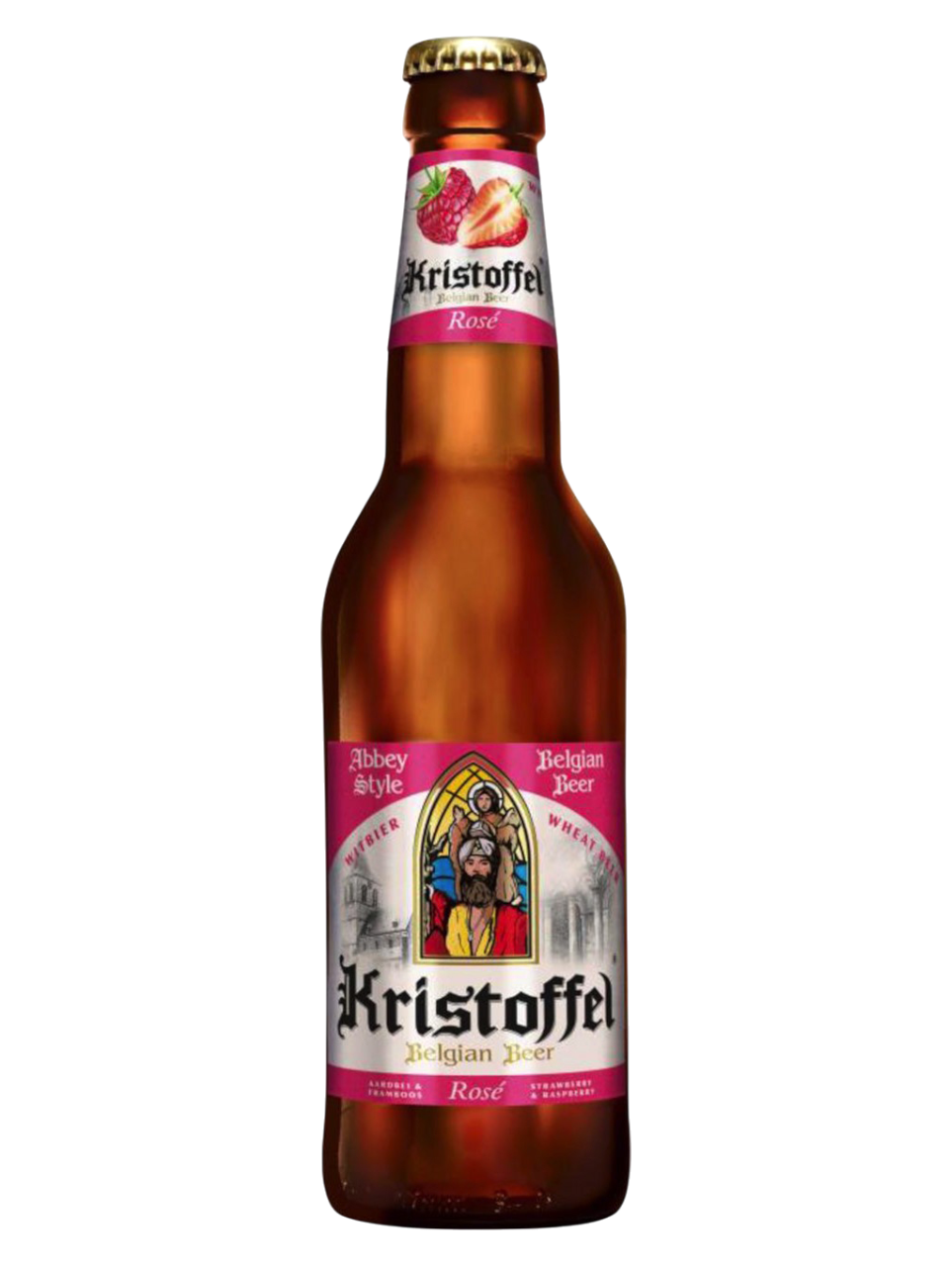 CERVEZA BELGA KRISTOFFEL ROSE 330ML