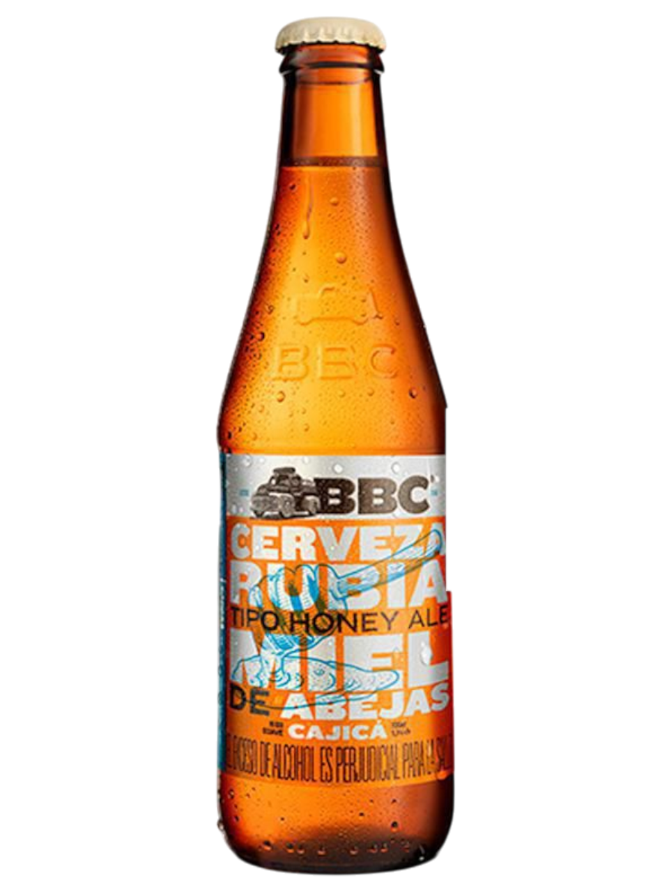 CERVEZA COLOMBIANA BBC CAJICA MIEL BOT 330ML