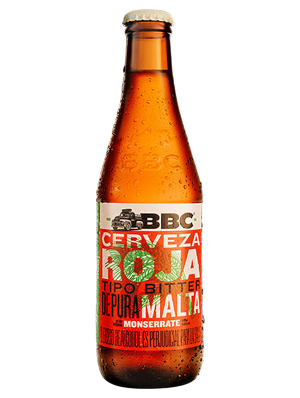 CERVEZA COLOMBIANA BBC MONSERRATE ROJA 330ML