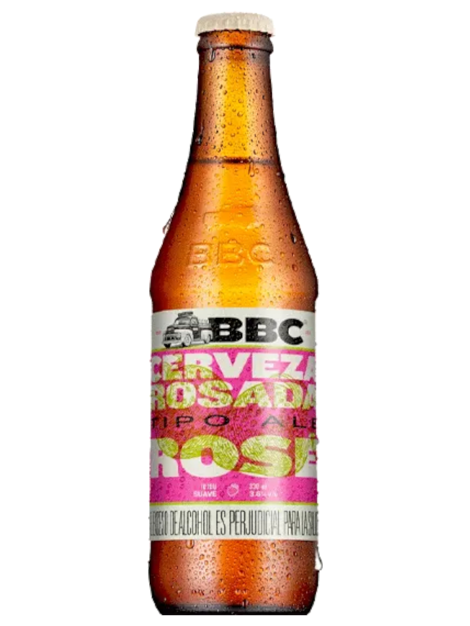 CERVEZA COLOMBIANA BBC ROSE 330ML