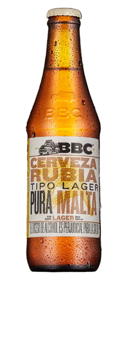 CERVEZA COLOMBIANA BBC TIPO LAGER BOT 330ML