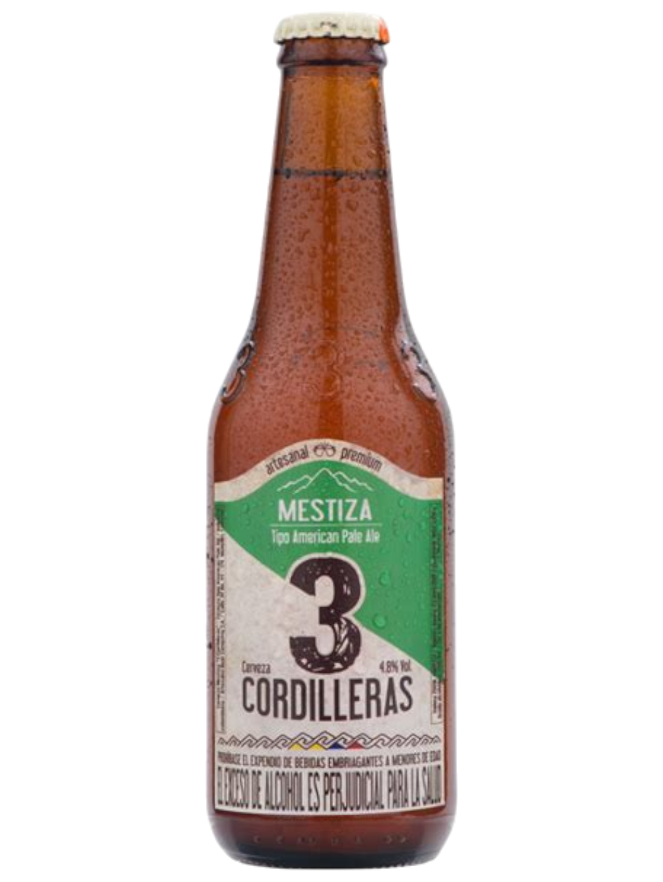CERVEZA COLOMBIANA TRES CORDILLERAS MESTIZA BOT 330ML