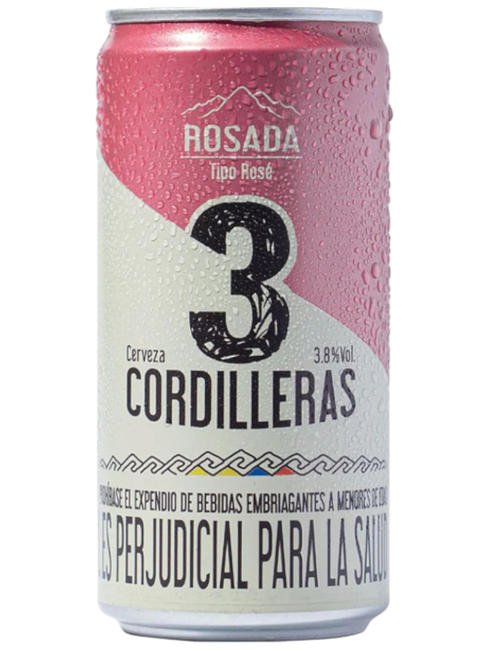 CERVEZA COLOMBIANA TRES CORDILLERAS ROSE LATA 269ML