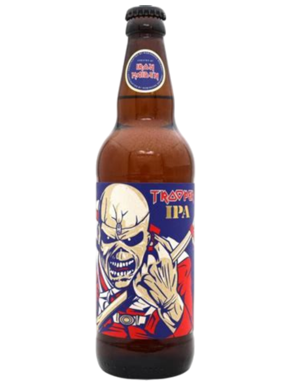 CERVEZA INGLESA IRON MAIDEN TROOPER IPA BOT 500ML