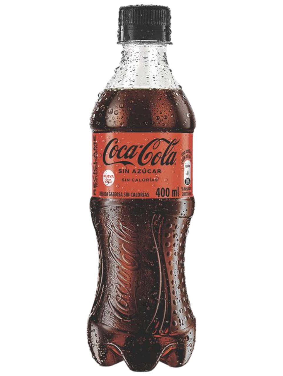 COCA COLA SIN AZUCAR PET 400ML