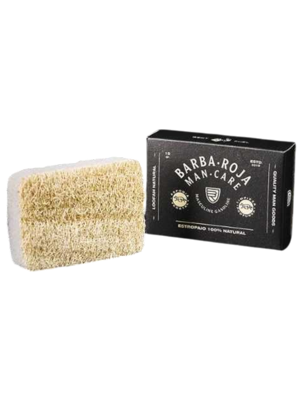 ESTROPAJO NATURAL BARBA ROJA