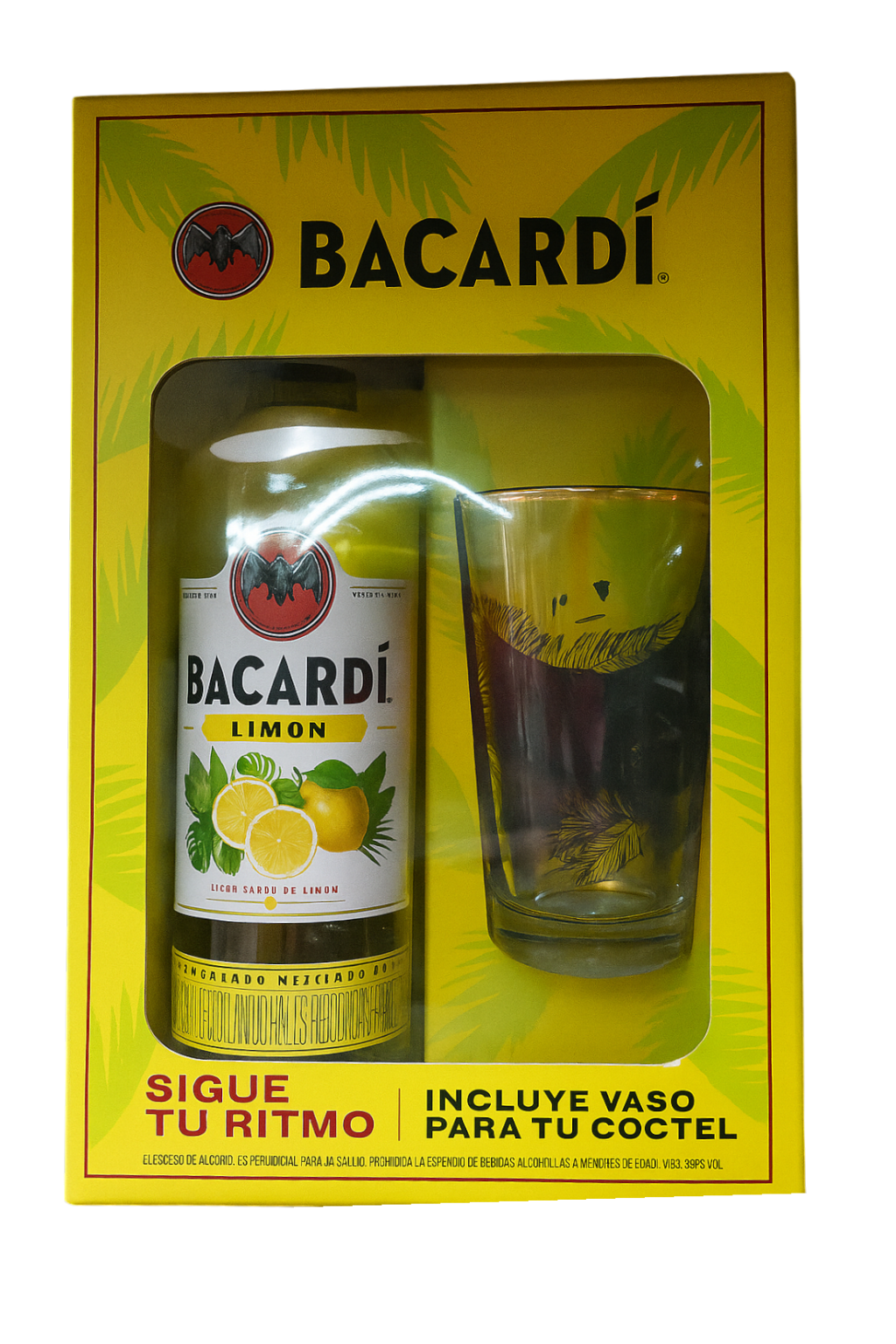 ESTUCHE RON BACARDI LIMON