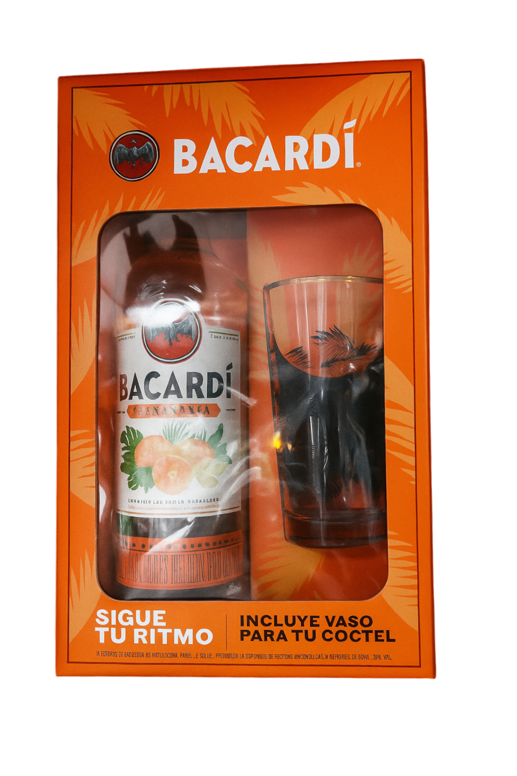 ESTUCHE RON BACARDI MANDARINA