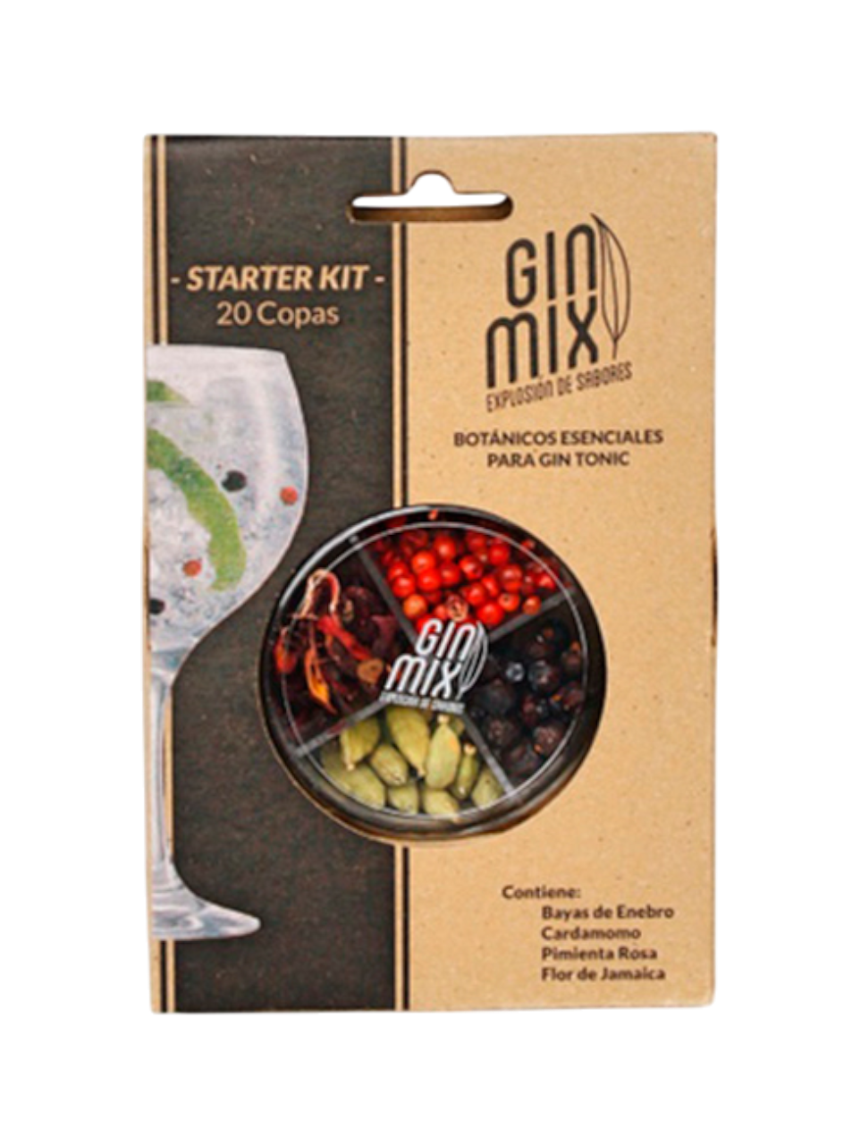 Starter Kit Gin Mix con botánicos esenciales