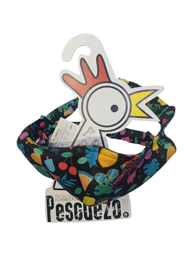 TAPABOCAS PESCUEZO PLUMERA