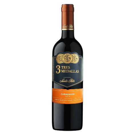 VINO TRES MEDALLAS CARMENERE 750ML