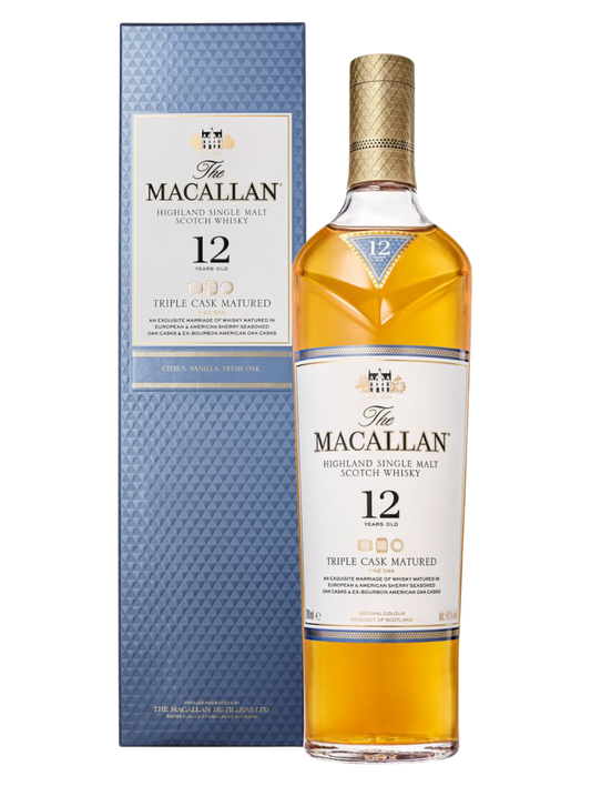 COMBO SET WHISKY PREMIUM MACALLAN 12 AÑOS