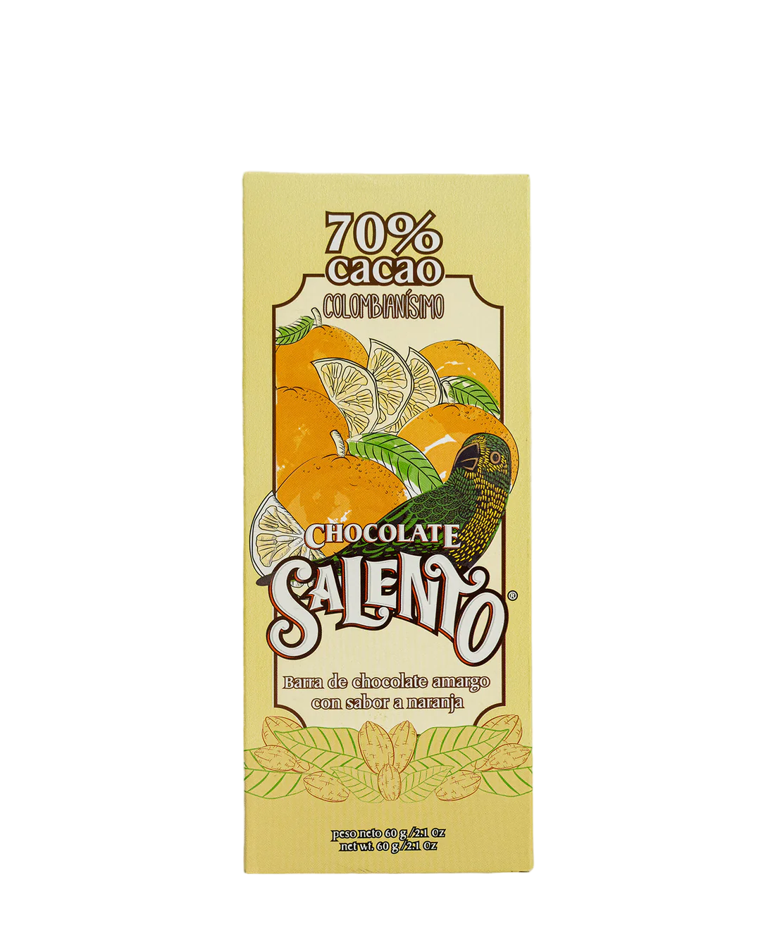 CHOCOLATINA SALENTO® SABOR NARANJA 70% CACAO