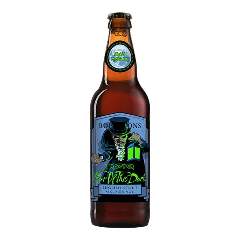 CERVEZA INGLESA IRON MAIDEN TROOPER ENGLISH STOUT BOT 500ML