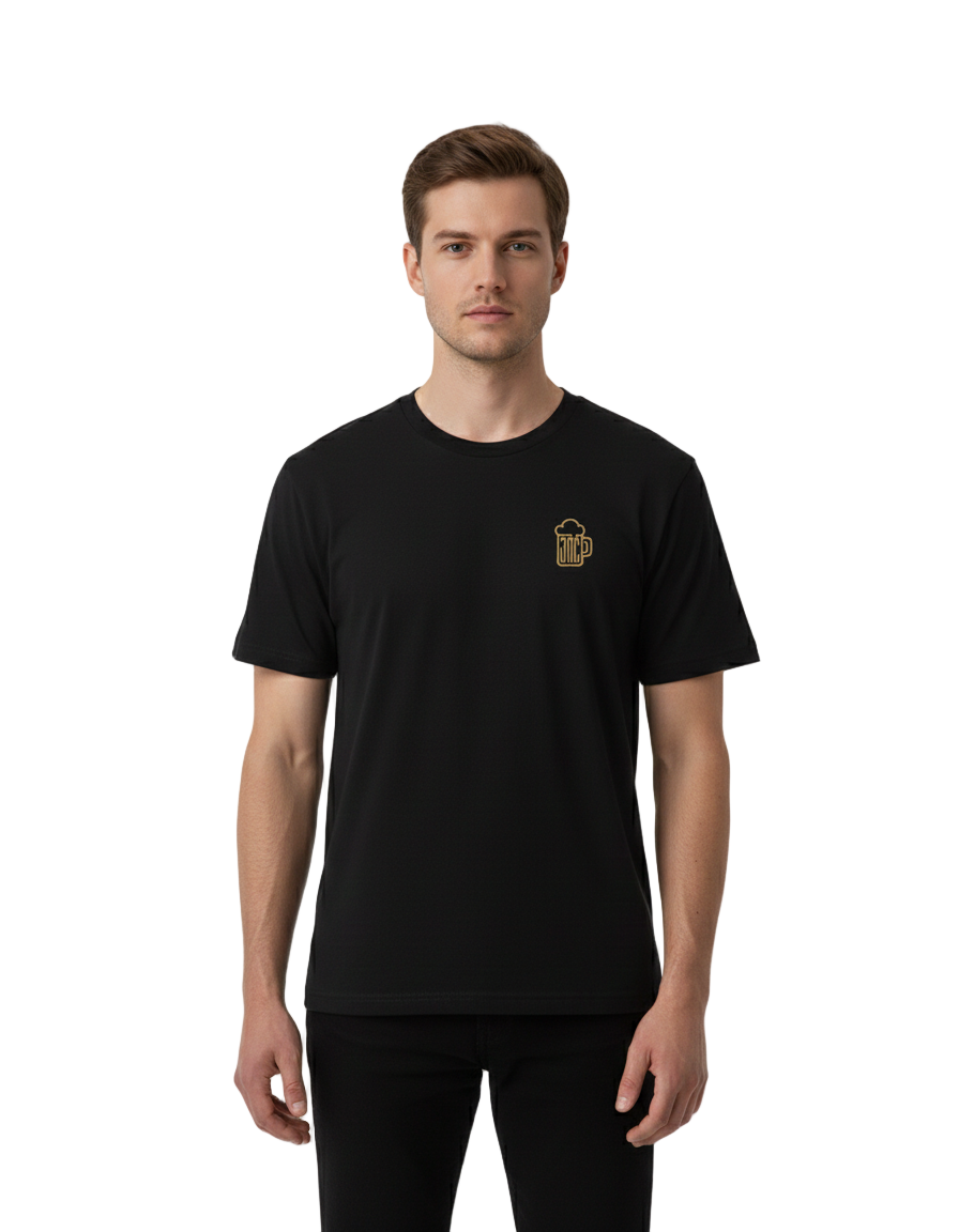 CAMISETA ESTAMPADA JACKMAN NEGRA BEER