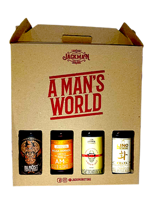 4PACK CERVECERO ORO Y CAFÉ