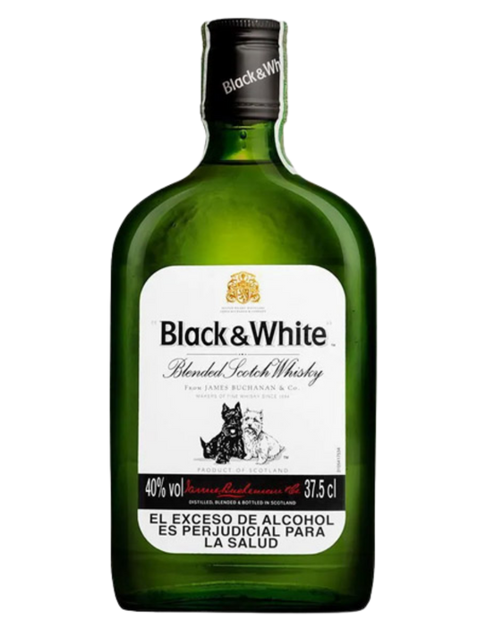 BLACK & WHITE WHISKY 375 ML