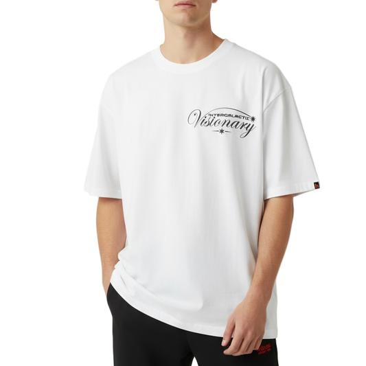 CAMISETA HOOKS OVERSIZE 200GR BLANCA VISIONARY