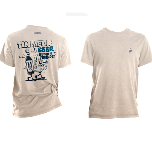 CAMISETA ESTAMPADA JACKMAN BEIGE