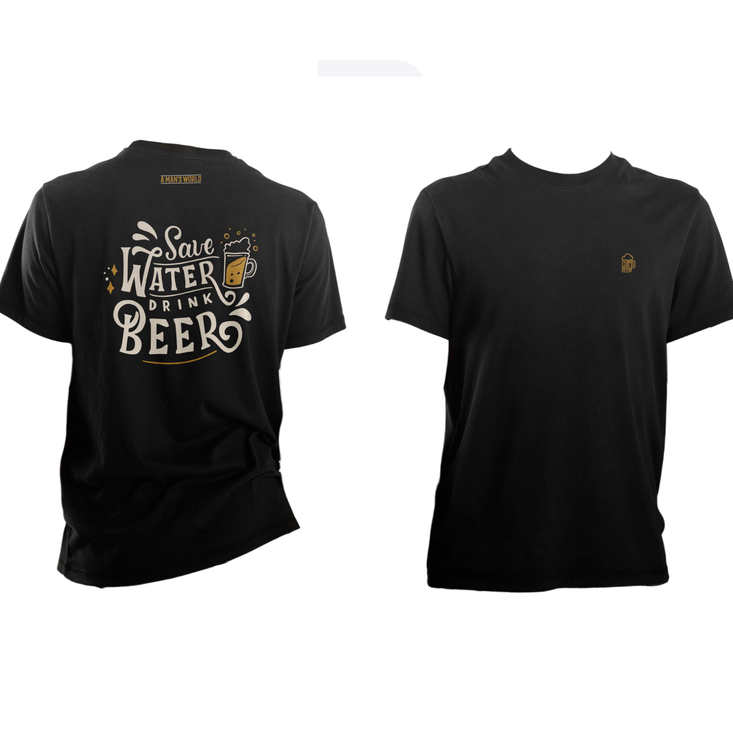 CAMISETA ESTAMPADA JACKMAN NEGRA BEER