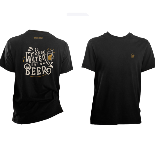 CAMISETA ESTAMPADA JACKMAN NEGRA BEER