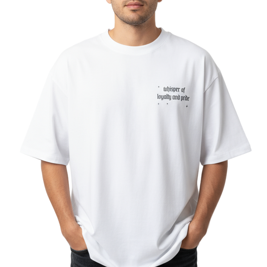 CAMISETA OVERISZE HOOKS GRIS WHISPER