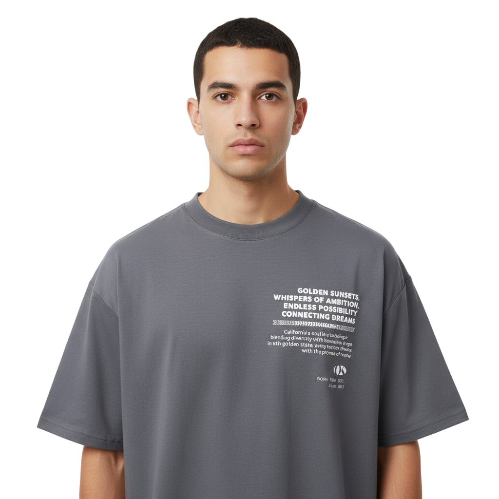 CAMISETA OVERSIZE 200GR GROS GOLDEN SUNSETS