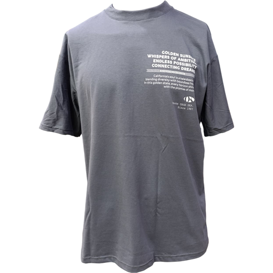 CAMISETA OVERSIZE 200GR GROS GOLDEN SUNSETS