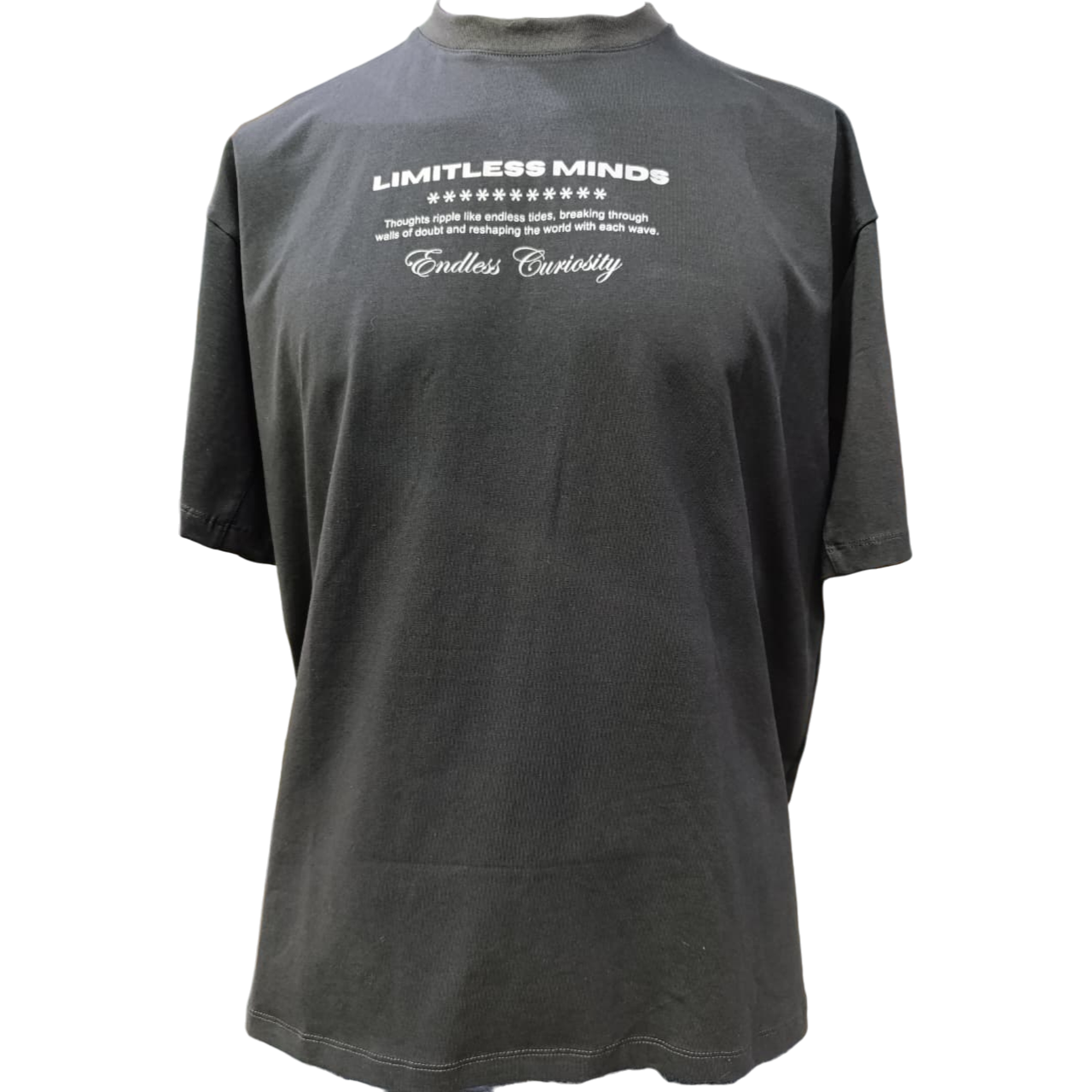 CAMISETA OVERSIZE HOOKS NEGRA LIMITLESS