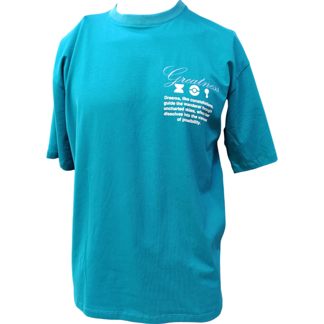 CAMISETA OVERSIZE HOOKS VERDE GREATNESS