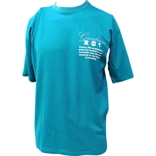 CAMISETA OVERSIZE HOOKS VERDE GREATNESS