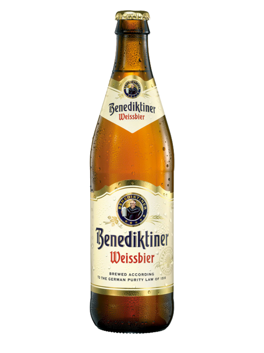CERVEZA ALEMANA BENEDIKTINER BOT 500ML