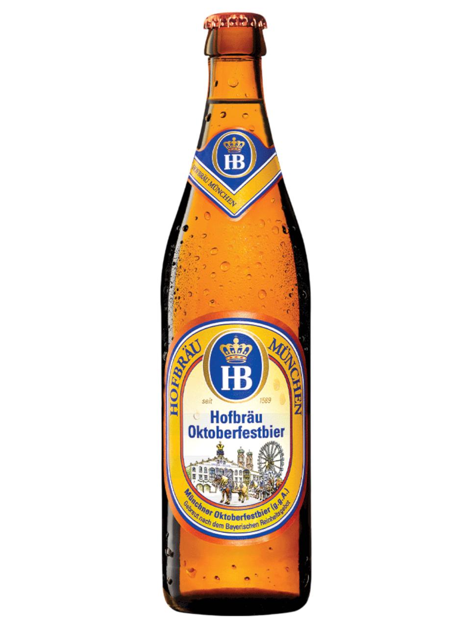CERVEZA ALEMANA HOFBRAU OKTOBERFEST 500ML