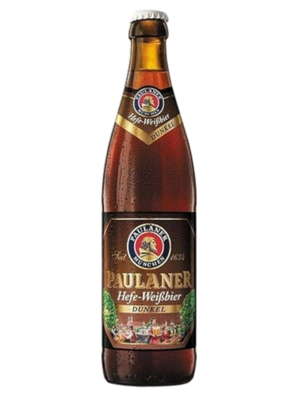 CERVEZA ALEMANA PAULANER DUNKEL 500ML