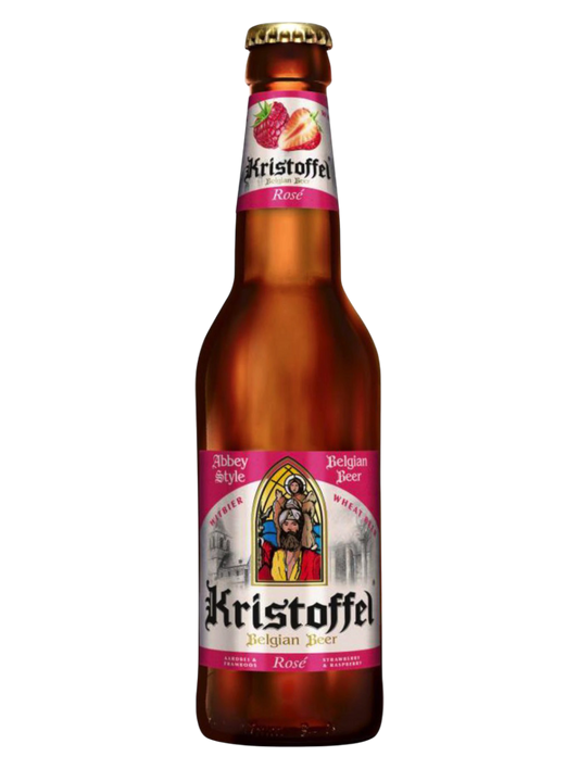CERVEZA BELGA KRISTOFFEL ROSE 330ML