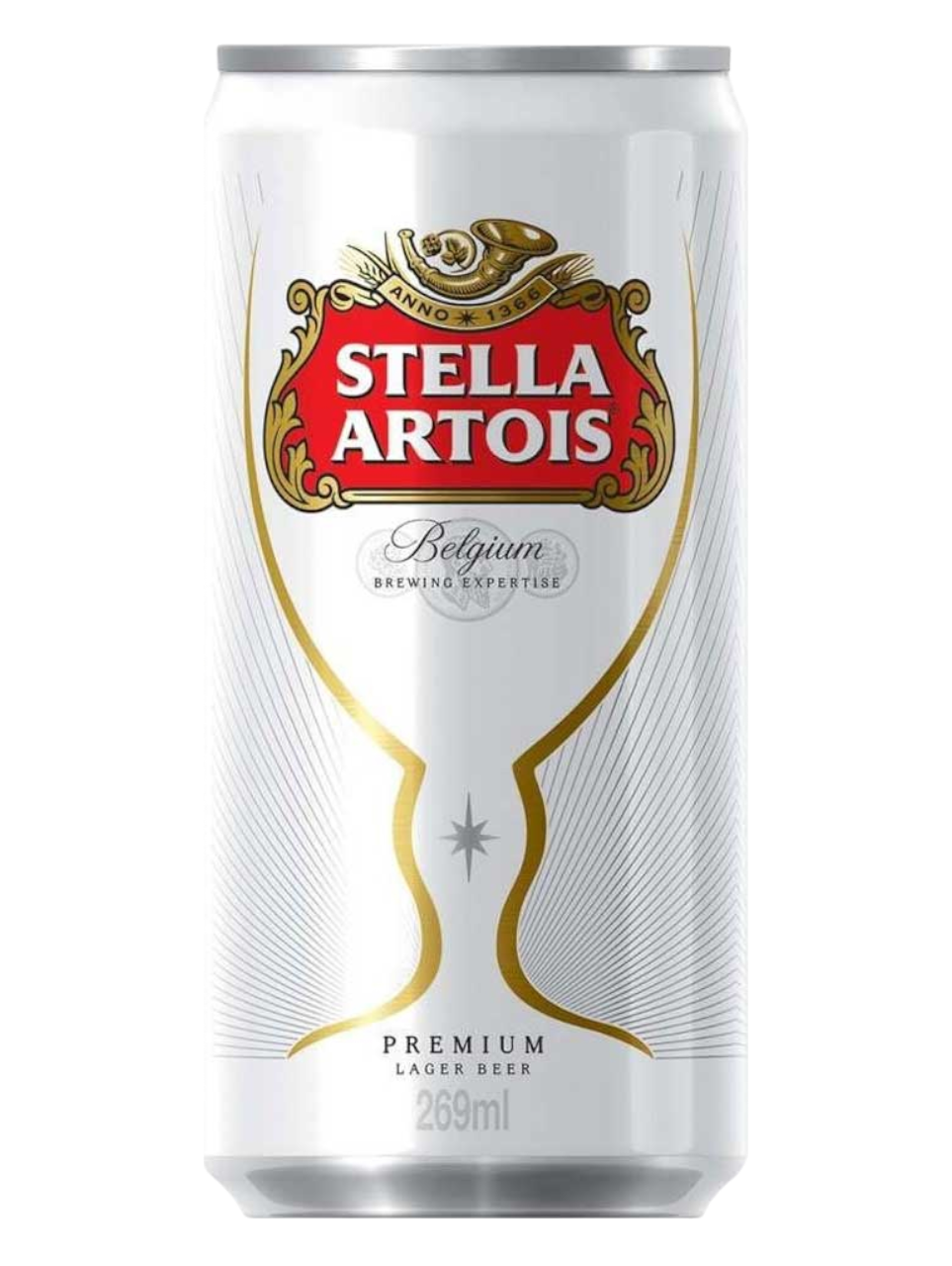 CERVEZA BELGA STELLA ARTOIS LATA 269ML