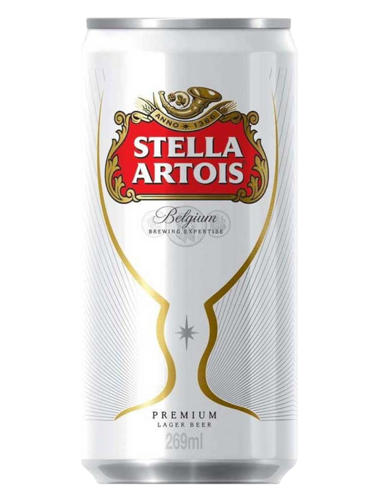 CERVEZA BELGA STELLA ARTOIS LATA 269ML