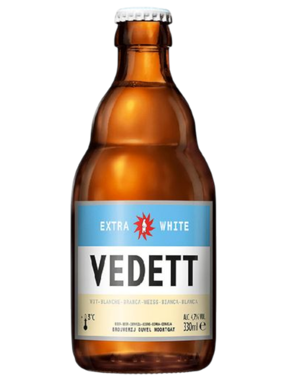 CERVEZA BELGA VEDETT EXTRA WHITE BOT 330ML