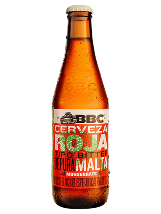 CERVEZA COLOMBIANA BBC MONSERRATE ROJA 330ML