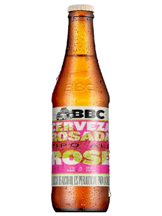 CERVEZA COLOMBIANA BBC ROSE 330ML