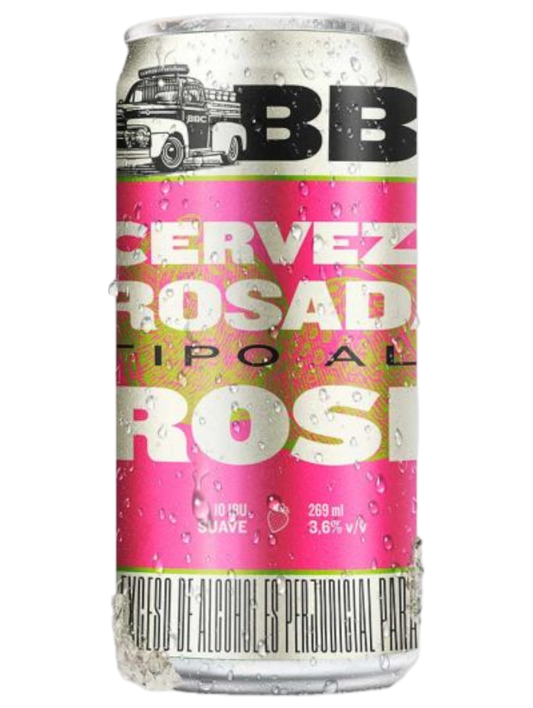 CERVEZA COLOMBIANA BBC ROSE LATA 269ML