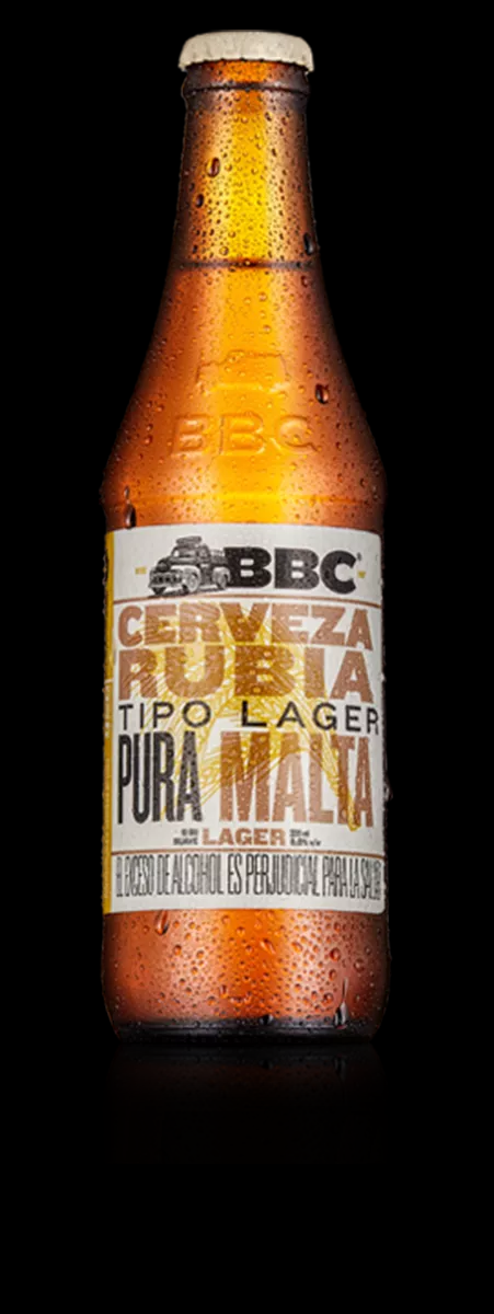 CERVEZA COLOMBIANA BBC TIPO LAGER BOT 330ML