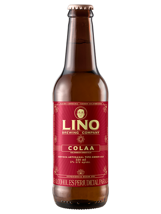 CERVEZA COLOMBIANA COLAA LINO 330ML
